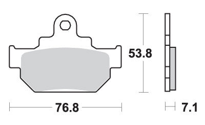 SBS Klocki hamulcowe - 581HF
