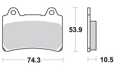 SBS Klocki hamulcowe - 590LS