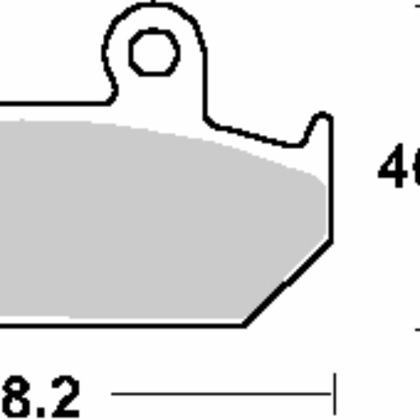 SBS Klocki hamulcowe – 600HF