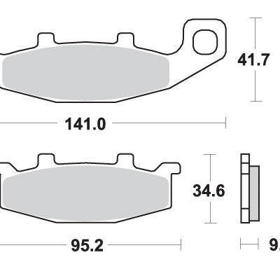 SBS Klocki hamulcowe - 597HS
