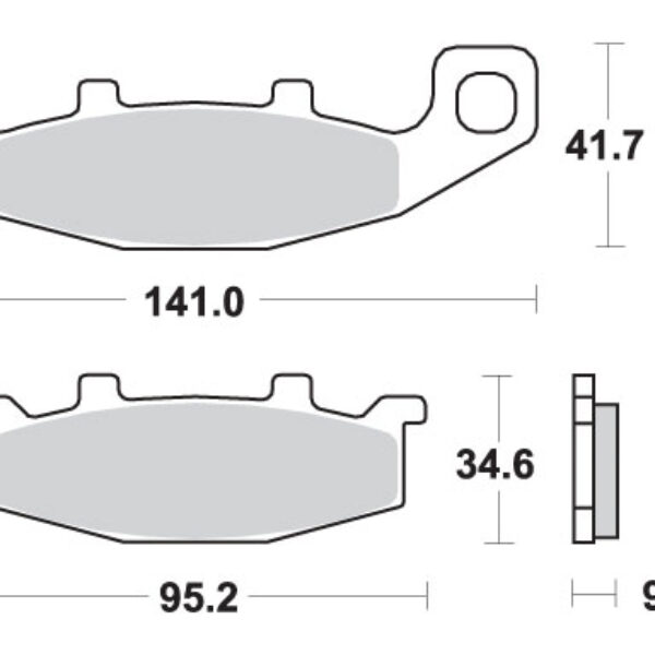 SBS Klocki hamulcowe – 597HS