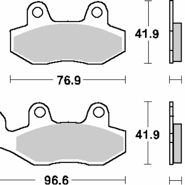 SBS Klocki hamulcowe – 611LS