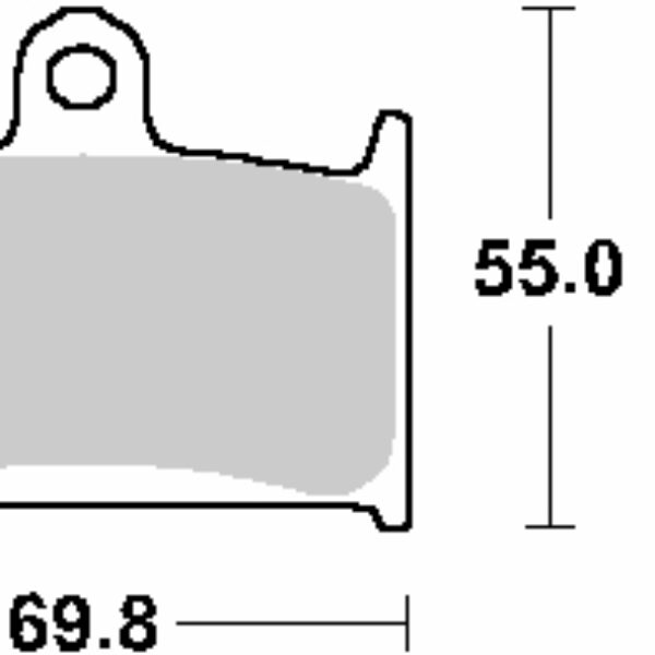 SBS Klocki hamulcowe – SUZUKI GSF 1200 BANDIT (1994-2000)