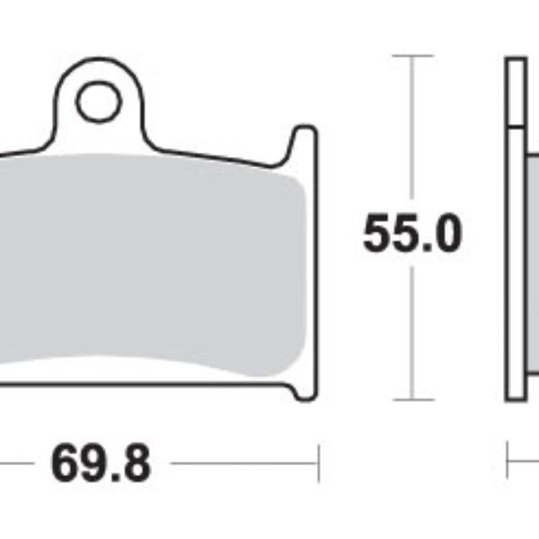 SBS Klocki hamulcowe – 624HS