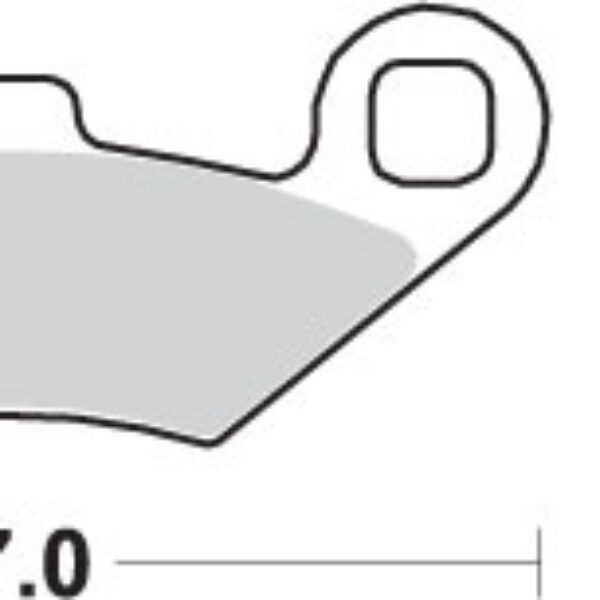 SBS Klocki hamulcowe – POLARIS TRAIL BOSS – 716ATS