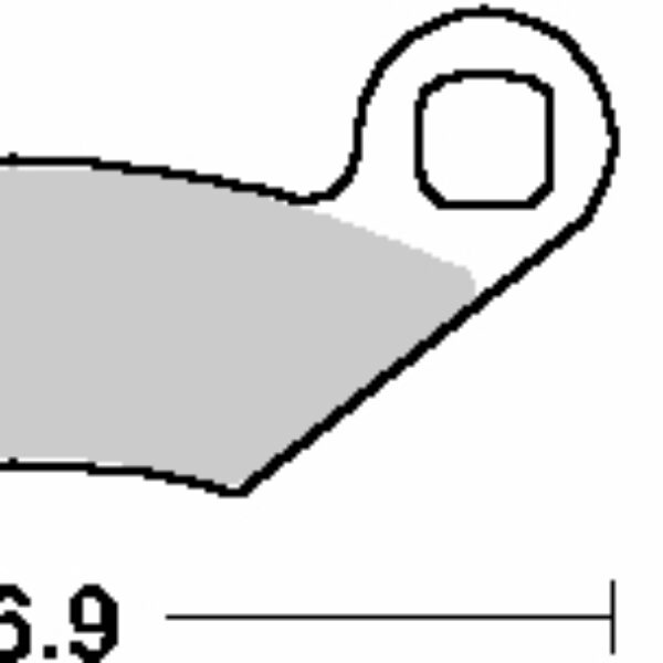 SBS Klocki hamulcowe – POLARIS 250/300/325/450/500… – 642SI