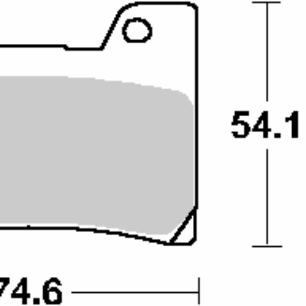 SBS Klocki hamulcowe – 645HF