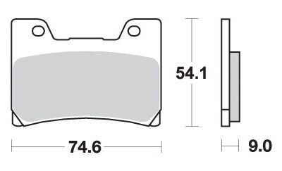 SBS Klocki hamulcowe - 645HS