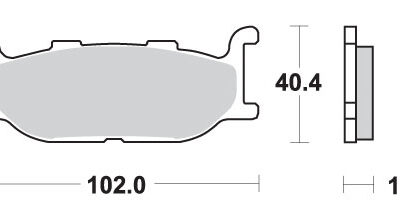 SBS Klocki hamulcowe - 663HF