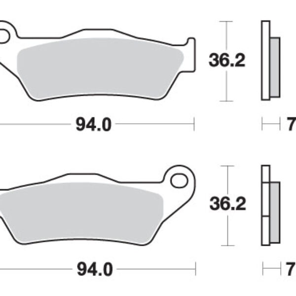 SBS Klocki hamulcowe – 671RSI