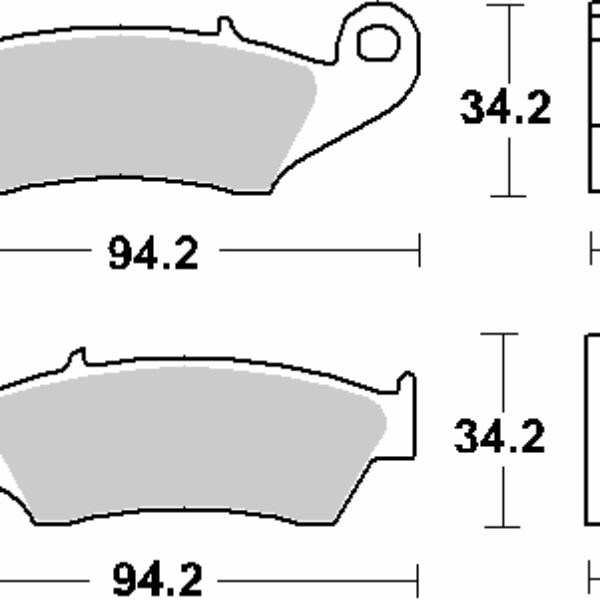SBS Klocki hamulcowe – 694CS