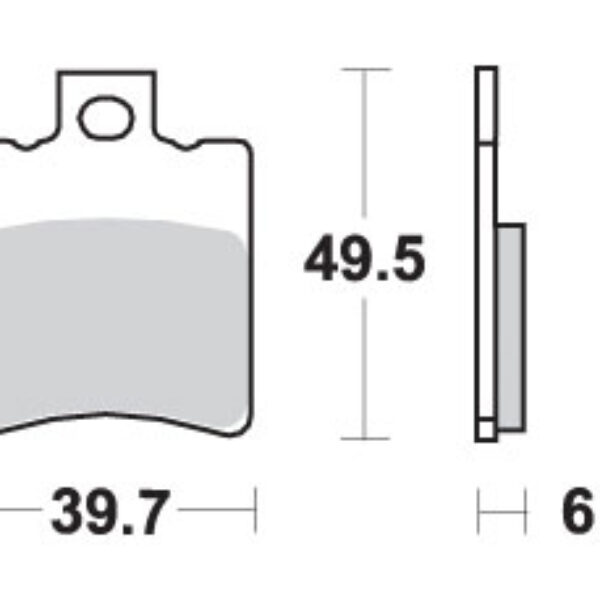 SBS Klocki hamulcowe – 123HF