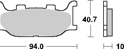 SBS Klocki hamulcowe - 691HS