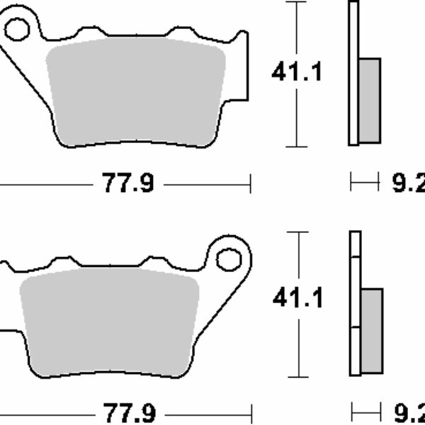 SBS Klocki hamulcowe – 675CS