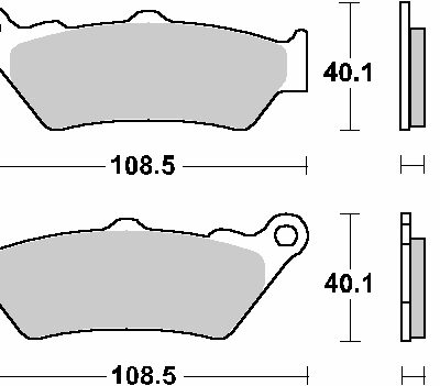 SBS Klocki hamulcowe - 674RSI