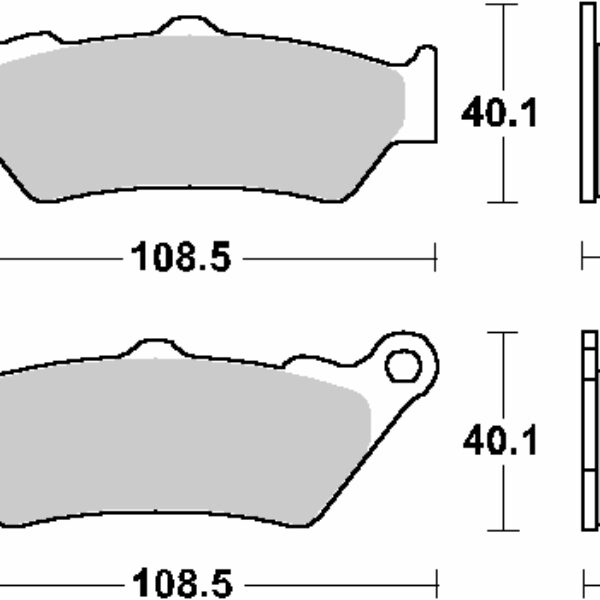 SBS Klocki hamulcowe – 674RSI