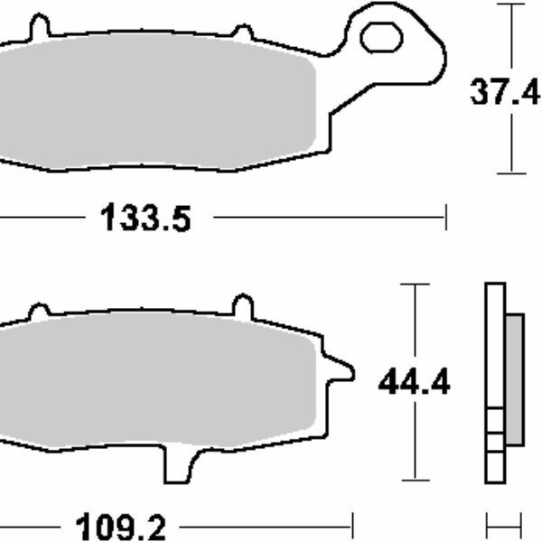 SBS Klocki hamulcowe – 705HF