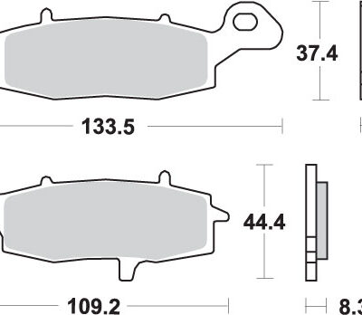 SBS Klocki hamulcowe - 705HS