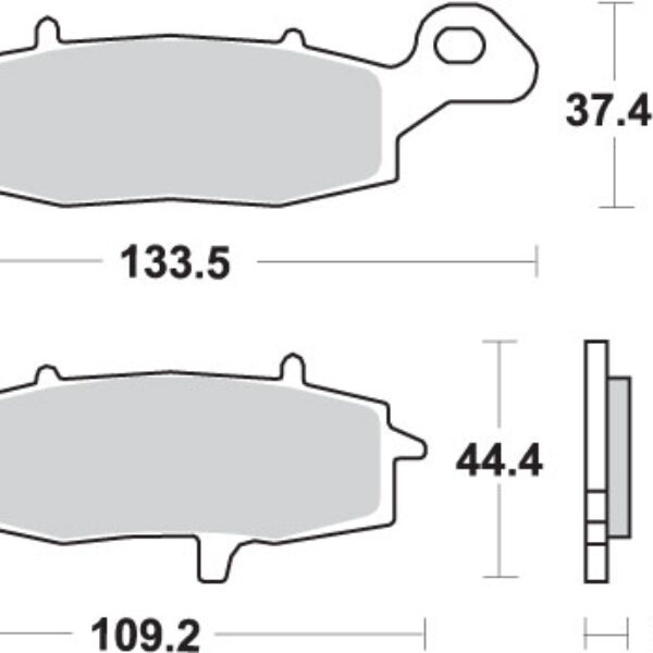 SBS Klocki hamulcowe – 705HS