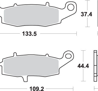 SBS Klocki hamulcowe - 704HS