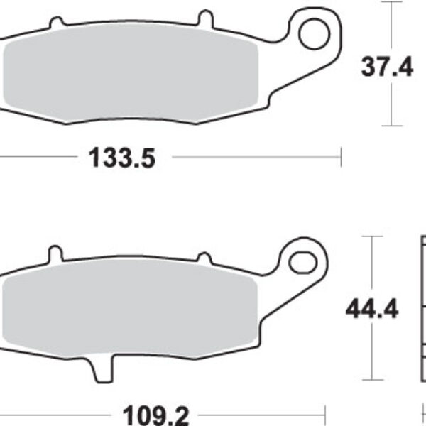 SBS Klocki hamulcowe – 704HS