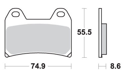 SBS Klocki hamulcowe - 706HS