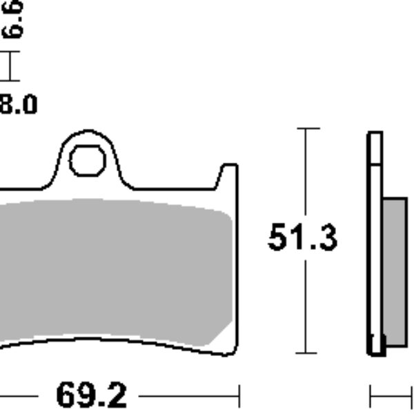 SBS Klocki hamulcowe – 634HS