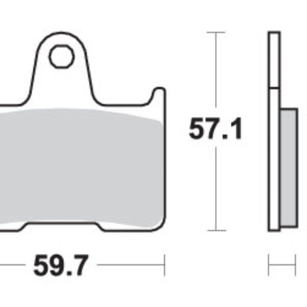 SBS Klocki hamulcowe – 715LS