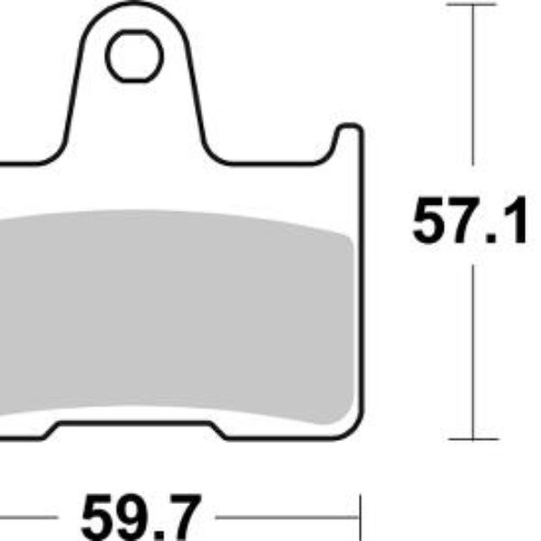 SBS Klocki hamulcowe – BMW M 1000 RR TYŁ (2021-2023)