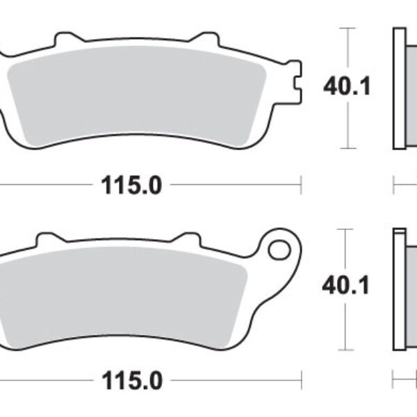 SBS Klocki hamulcowe – HONDA CBR1000RR – 736LS