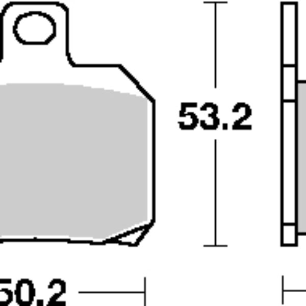 SBS Klocki hamulcowe – APRILIA 1000RSV TYŁ – 730HF