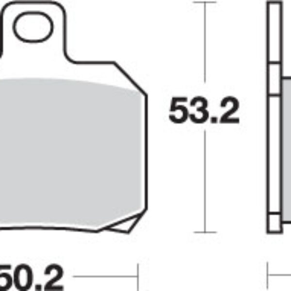 SBS Klocki hamulcowe – APRILIA 1000RSV TYŁ – 730LS