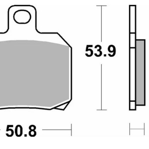 SBS Klocki hamulcowe – APRILIA 1000RSV TYŁ – 730RQ