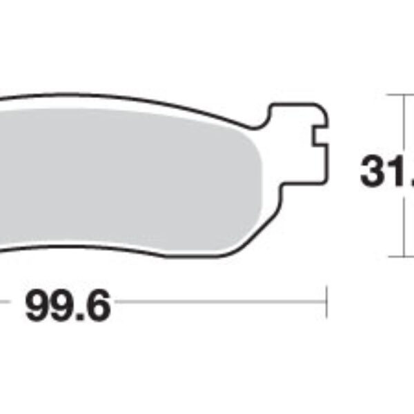 SBS Klocki hamulcowe – YAMAHA X-MAX/MAJESTY/X-CITY… – 155MS