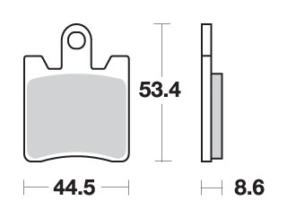 SBS Klocki hamulcowe - 740HS