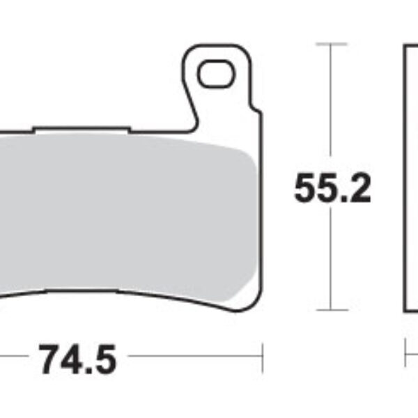 SBS Klocki hamulcowe – HARLEY DAVIDSON PRZÓD