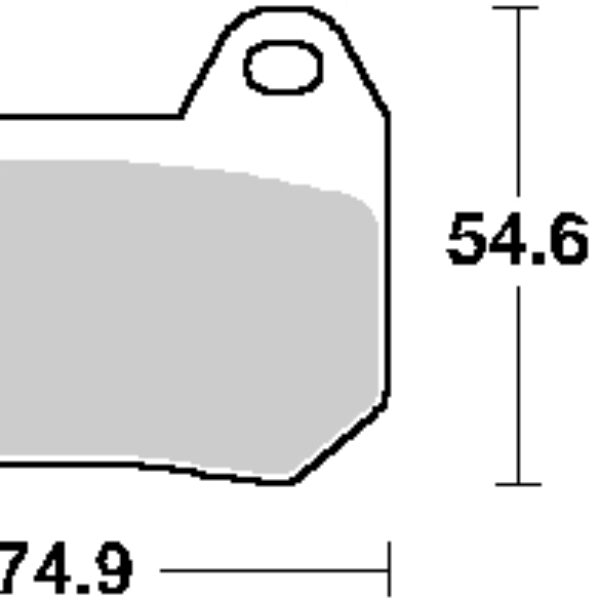 SBS Klocki hamulcowe – 746HF