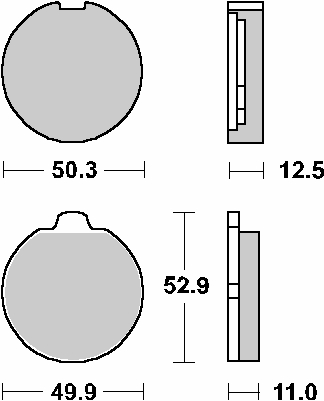 SBS Klocki hamulcowe - SUZUKI GS400/425/750/850/10...