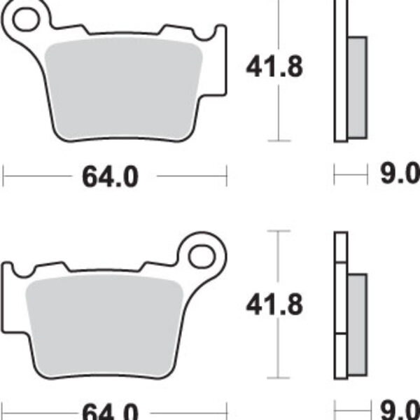 SBS Klocki hamulcowe – 791RSI