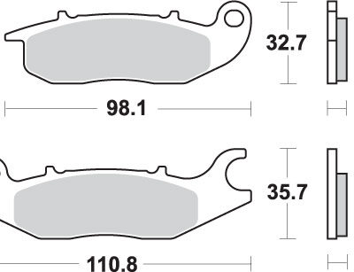 SBS Klocki hamulcowe - 797HF