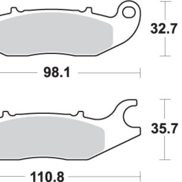 SBS Klocki hamulcowe – 797HF