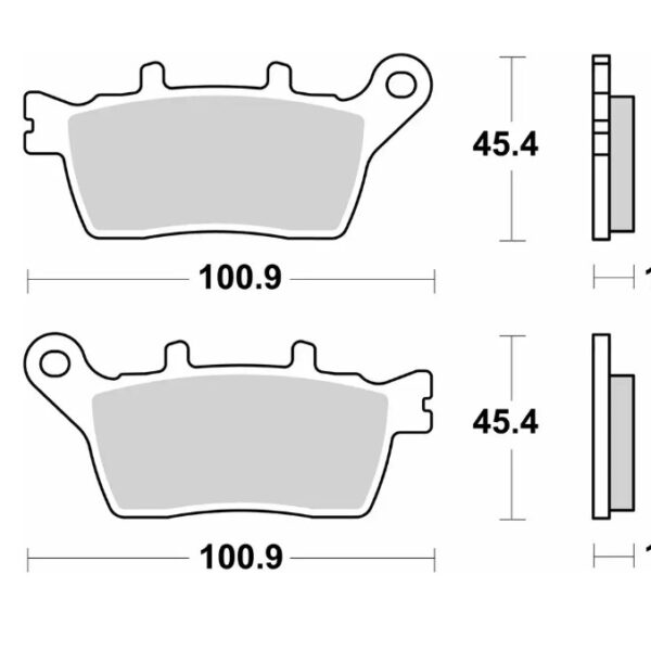 SBS Klocki hamulcowe – YAMAHA MXT NIKEN / NIKEN GT (2018-2024)