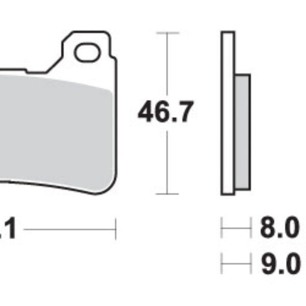 SBS Klocki hamulcowe – 809HS