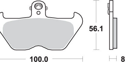 SBS Klocki hamulcowe - BMW K1200 - 703HS
