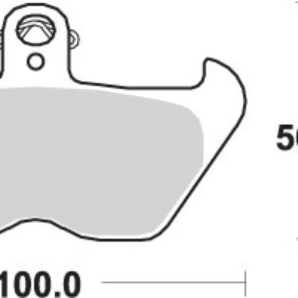 SBS Klocki hamulcowe – BMW K1200 – 703HS
