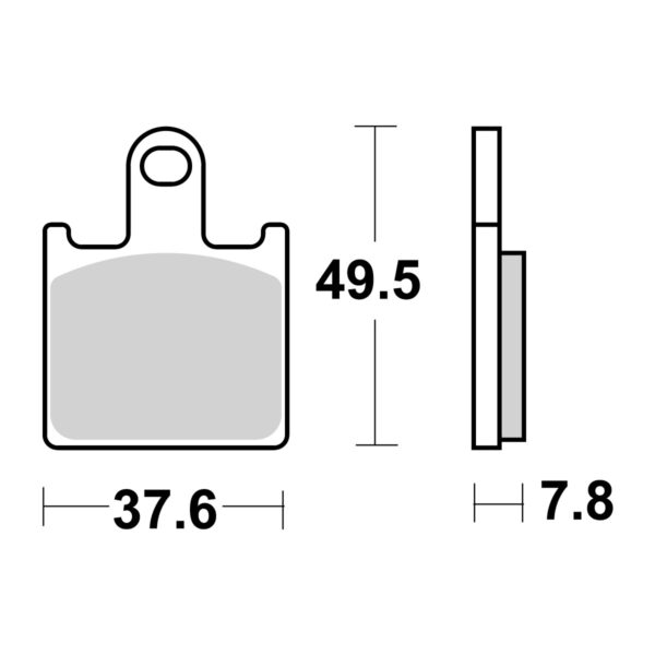SBS Klocki hamulcowe – KAWASAKI ZX-6R 600 NINJA KO… (2007-2017) – 838HS