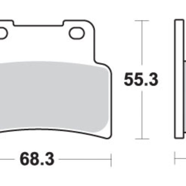 SBS Klocki hamulcowe – 844HS