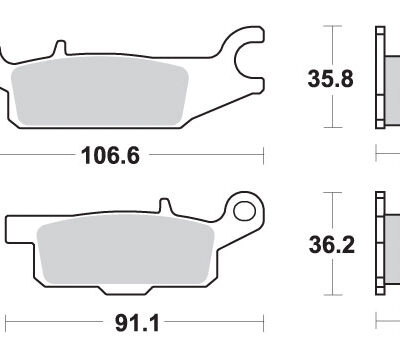 Klocki Hamulcowe KH445 Off-Road Sinter | SBS