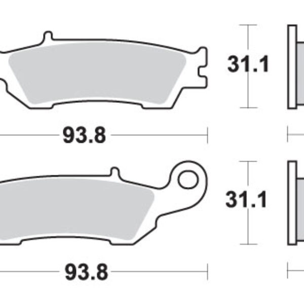 SBS Klocki hamulcowe – 840RSI