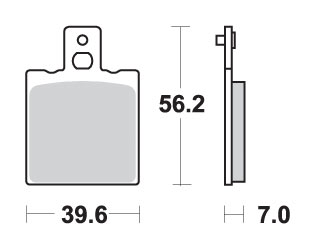 SBS Klocki hamulcowe - 519HF